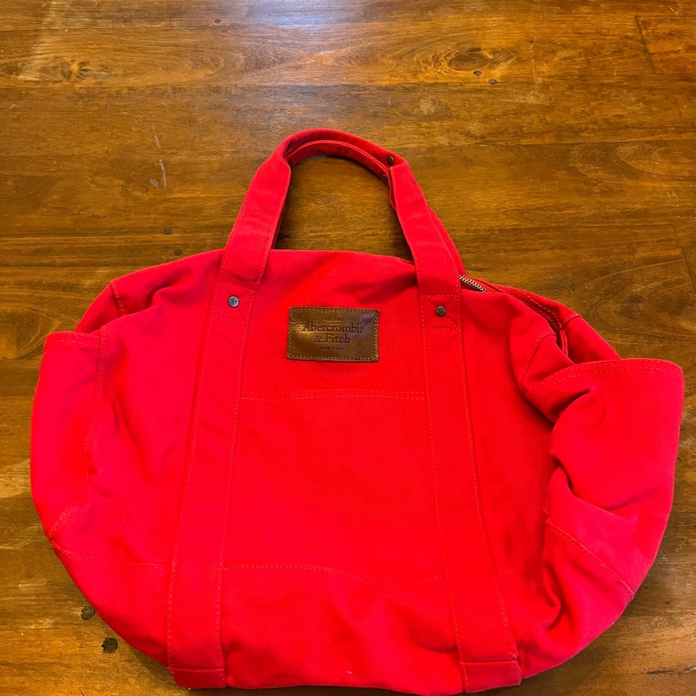Abercrombie & Fitch Vibrant Red Tote
